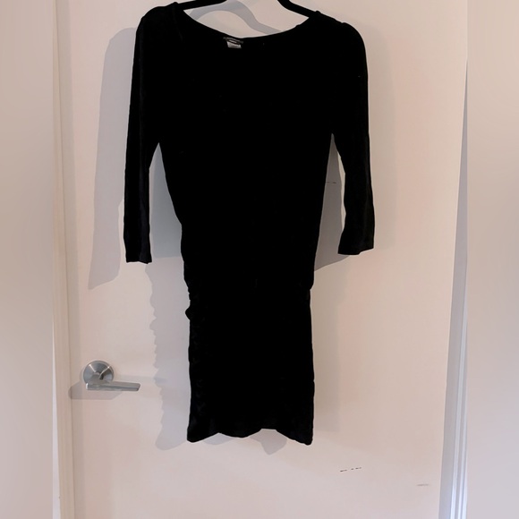 Vintage Miss Sixty v-neck fitted black dress small - Picture 1 of 3
